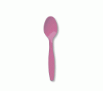 Candy Pink Premium Plastic Spoons 24 pcs/pkt